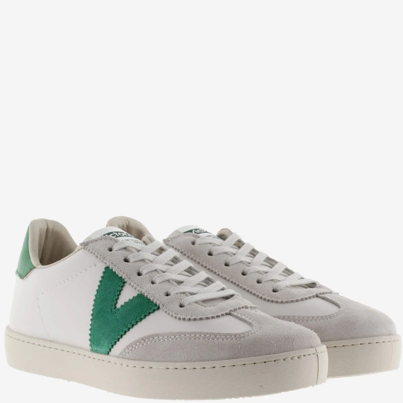 Victoria Berlin Off White Sneakers - Green