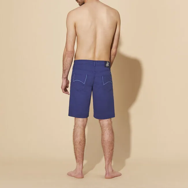 VILEBREQUIN Men Tencel Bermuda Shorts Solid