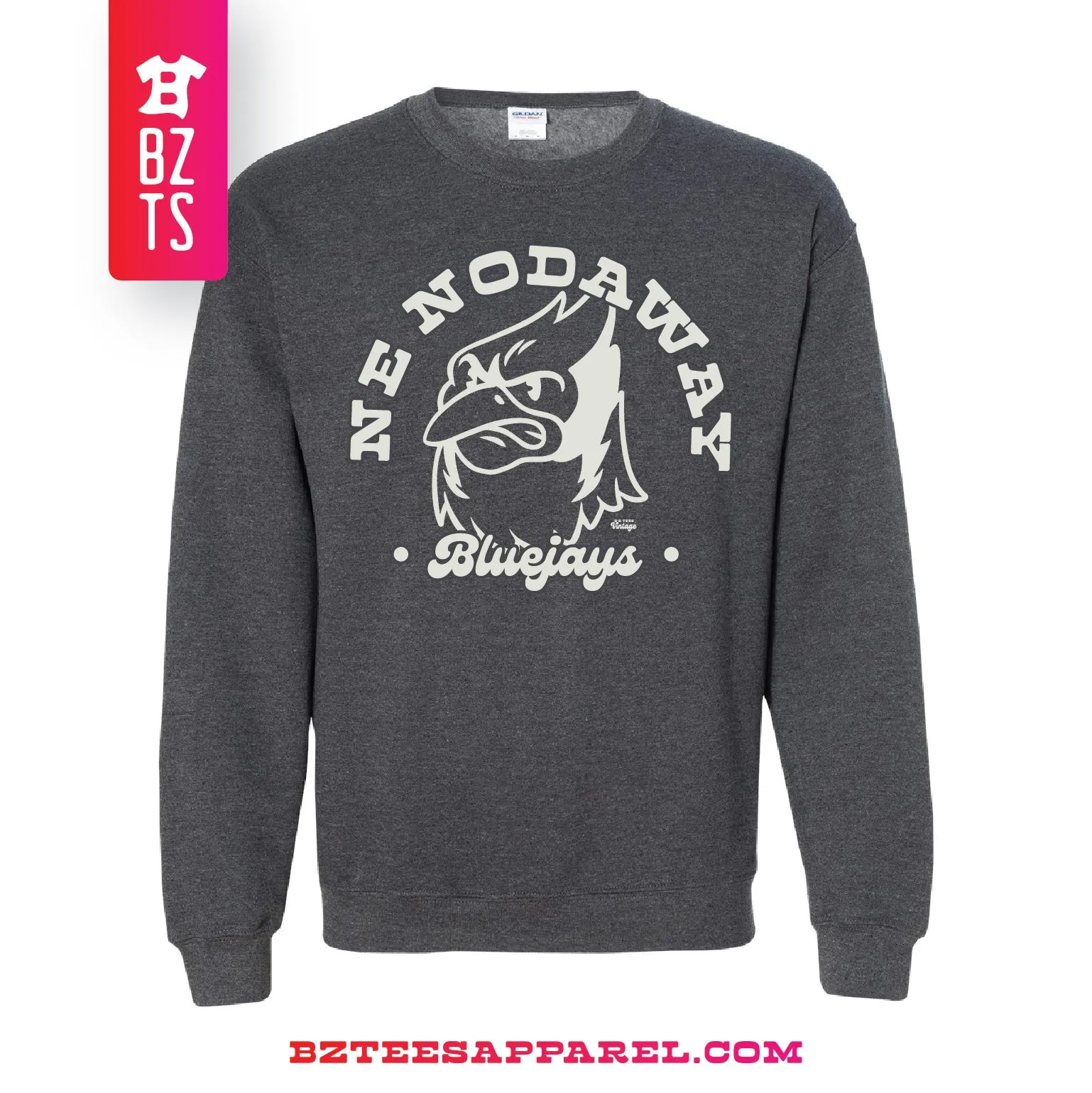 Vintage Bluejays Grey Crewneck