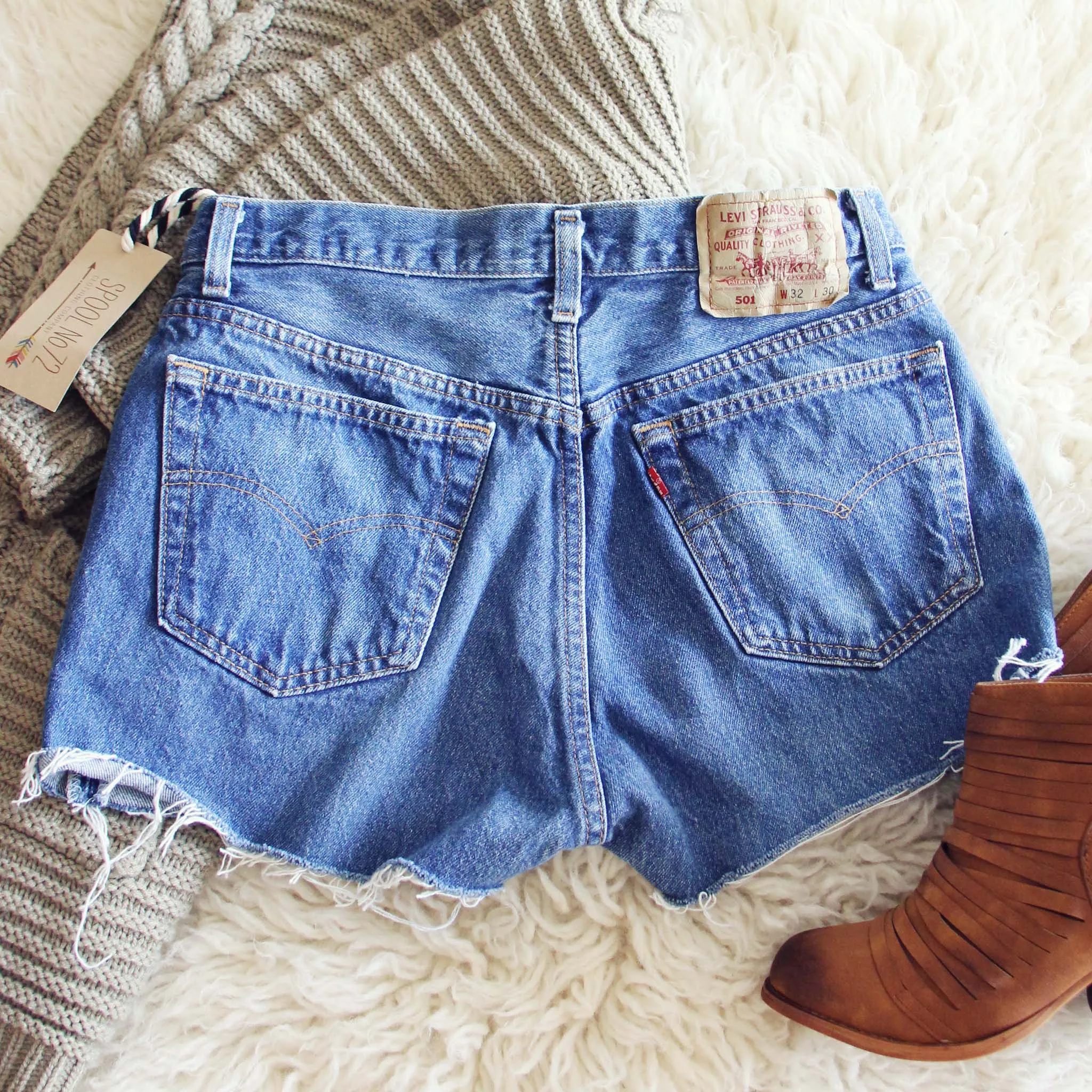 Vintage Cut-Off Jean Shorts