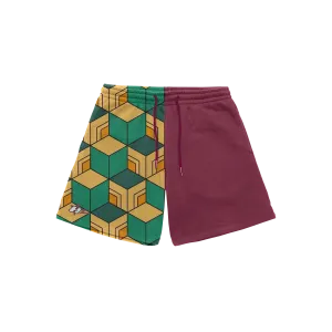 Water Pillar Cotton Shorts