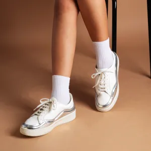 Wave Lowtop Sneakers - Silver