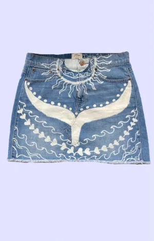 Wave Mandala Mini Skirt ~ J. Crew Women's Size 28/8