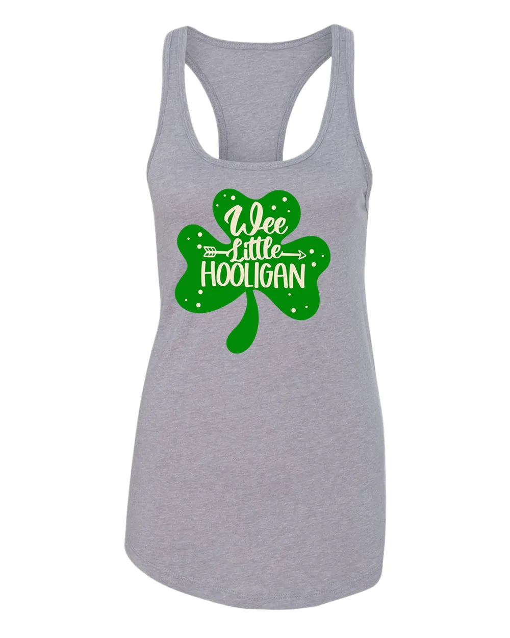 We little hooligan tank top women racerback st patrick's day tank top