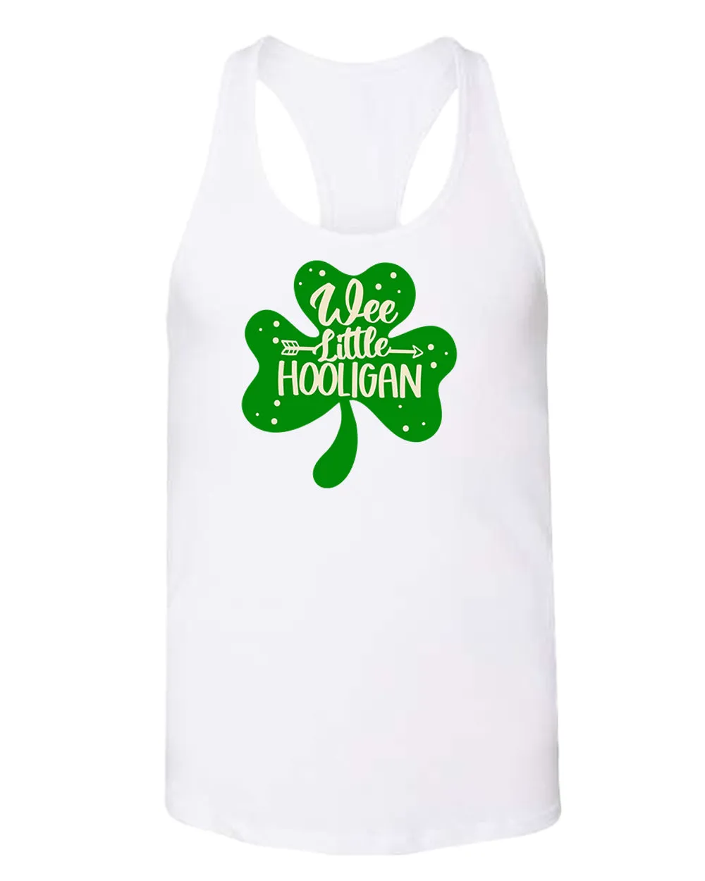 We little hooligan tank top women racerback st patrick's day tank top