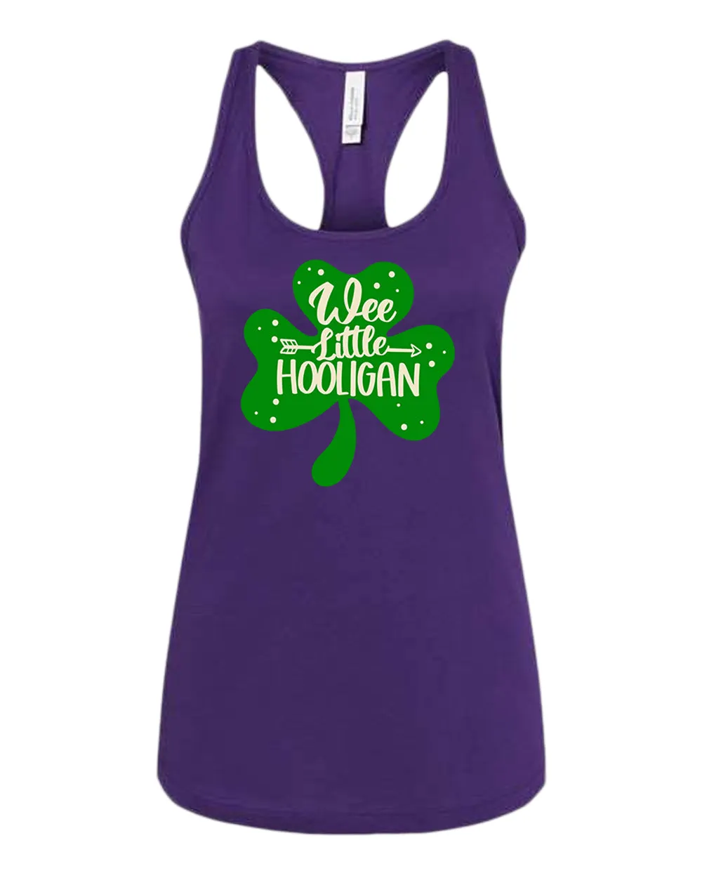 We little hooligan tank top women racerback st patrick's day tank top