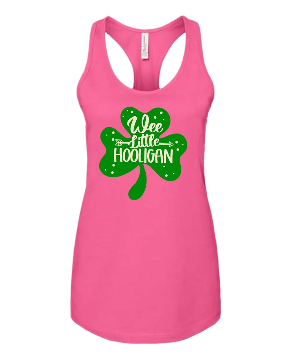 We little hooligan tank top women racerback st patrick's day tank top
