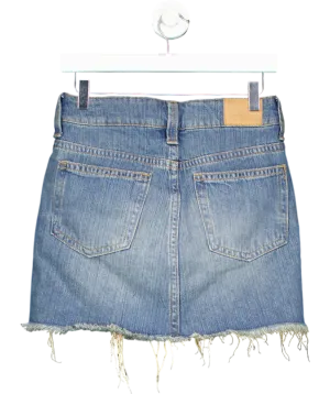 Weekday Denim Skirt In Blue UK 8