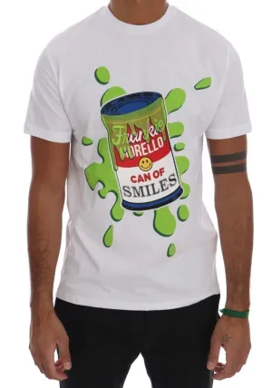 White Cotton Can Of Smiles T-Shirt
