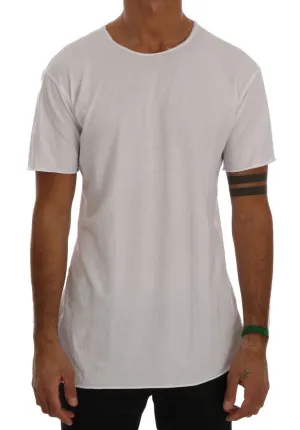 White Cotton Crew-neck T-Shirt