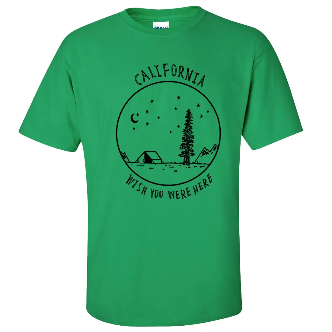 Wish You Were Here Black Print Asst Colors T-shirt/tee
