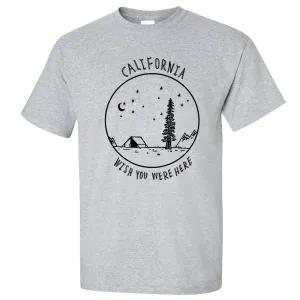 Wish You Were Here Black Print Asst Colors T-shirt/tee