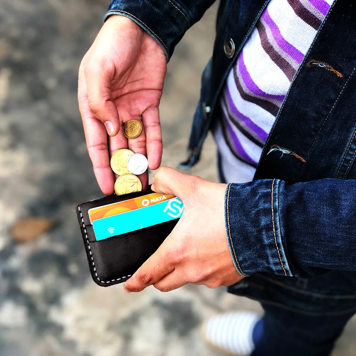 Wolf - The Artisan A Leather Cardholder Wallet