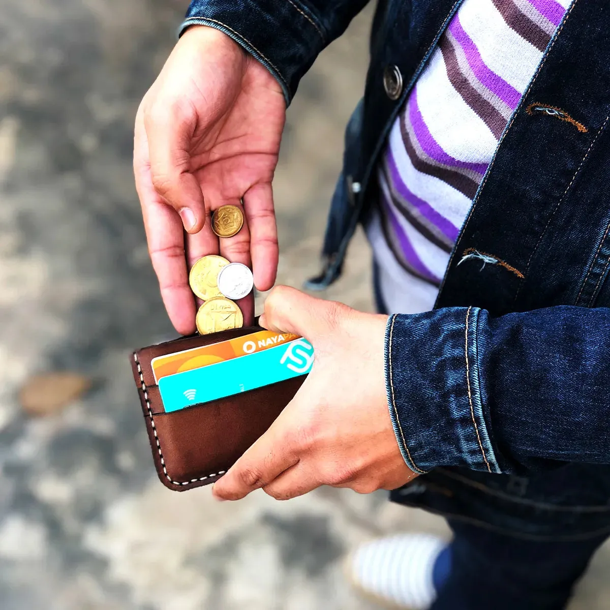 Wolf - The Artisan A Leather Cardholder Wallet