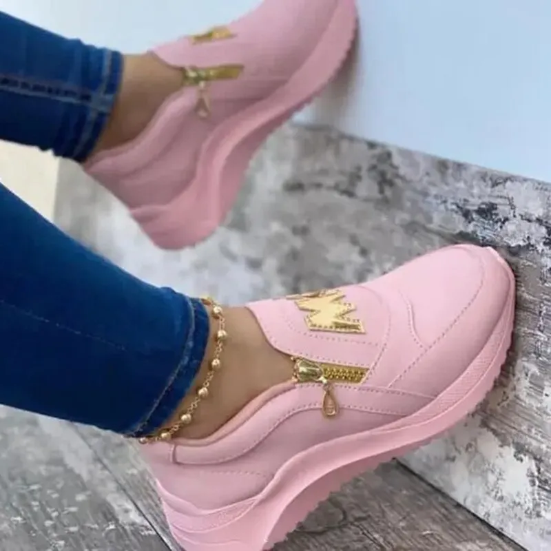 Women Sport Shoes Thick Bottom Women Vulcanize