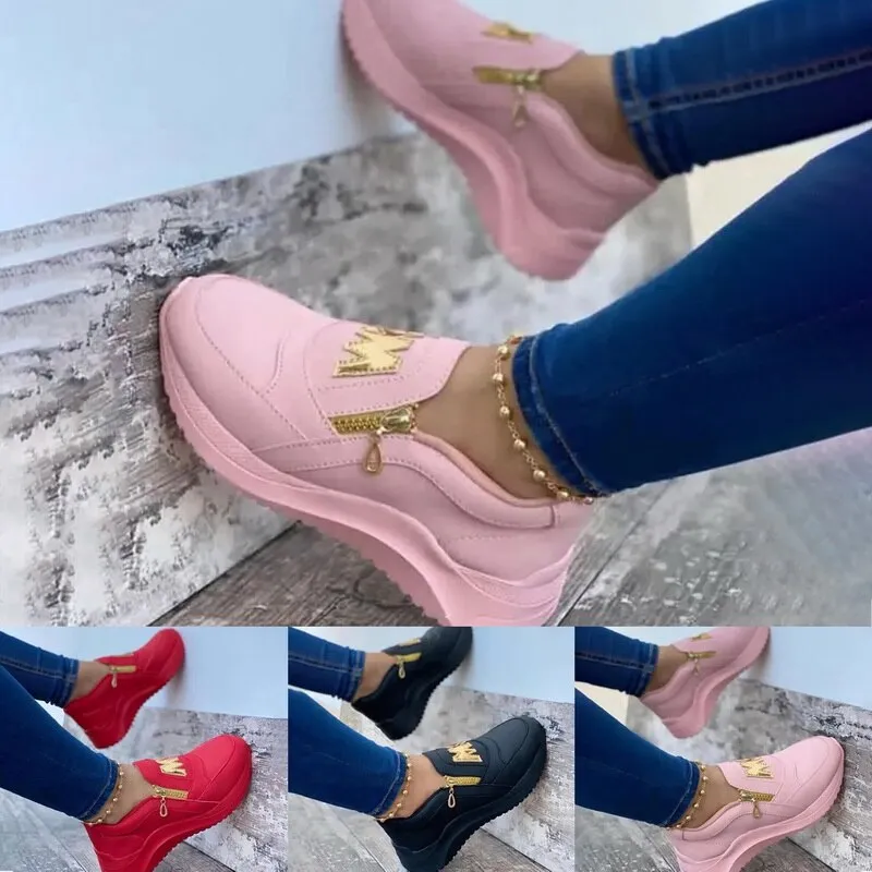 Women Sport Shoes Thick Bottom Women Vulcanize