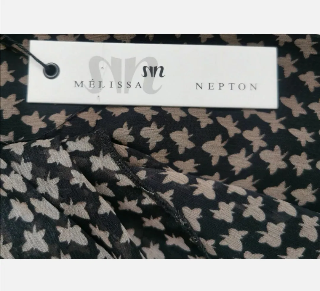 WOMEN'S SIZE XL - MELISSA NEPTON, Designer Fashion, Chiffon Skirt NWT B46