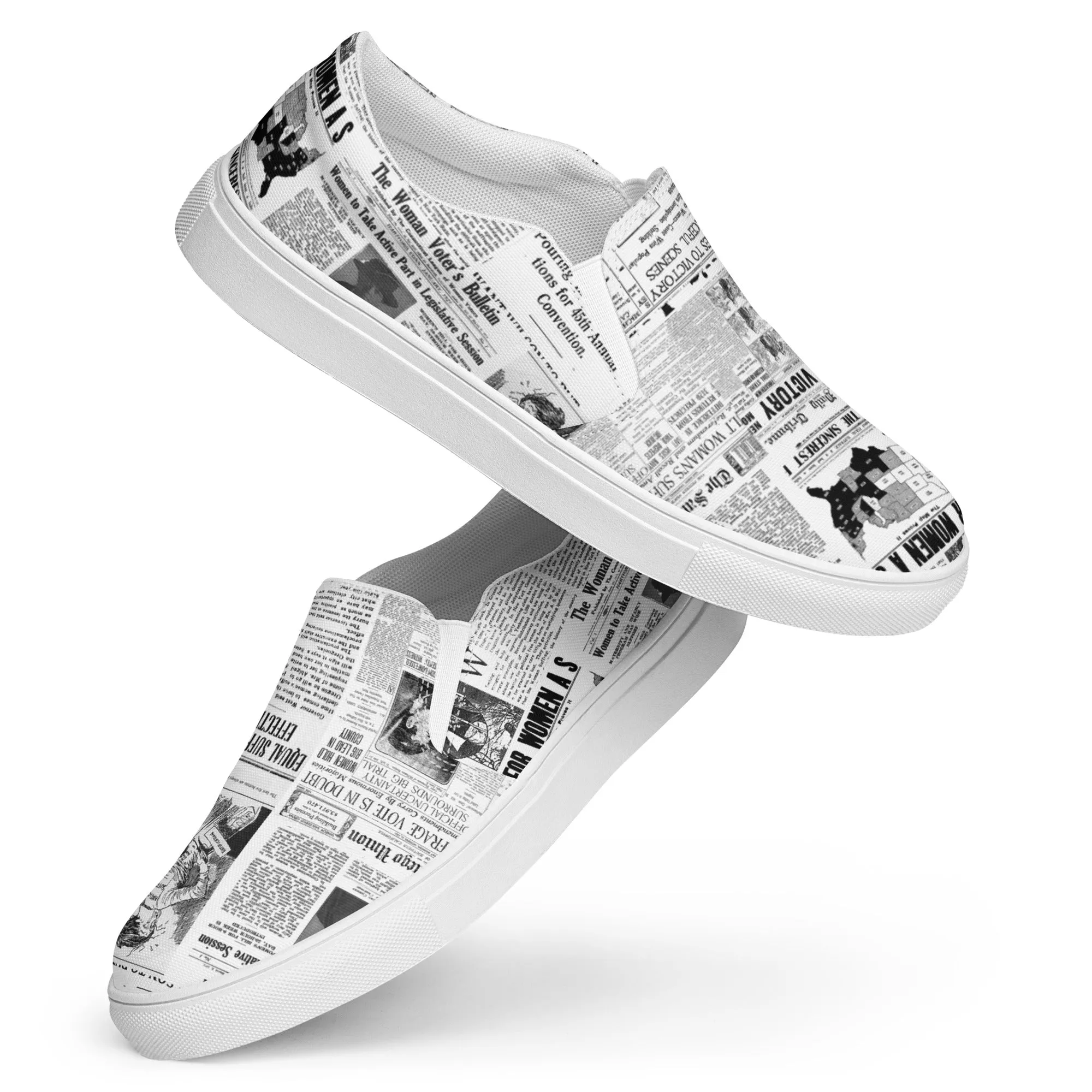 Women's Suffrage Women’s slip-on canvas shoes