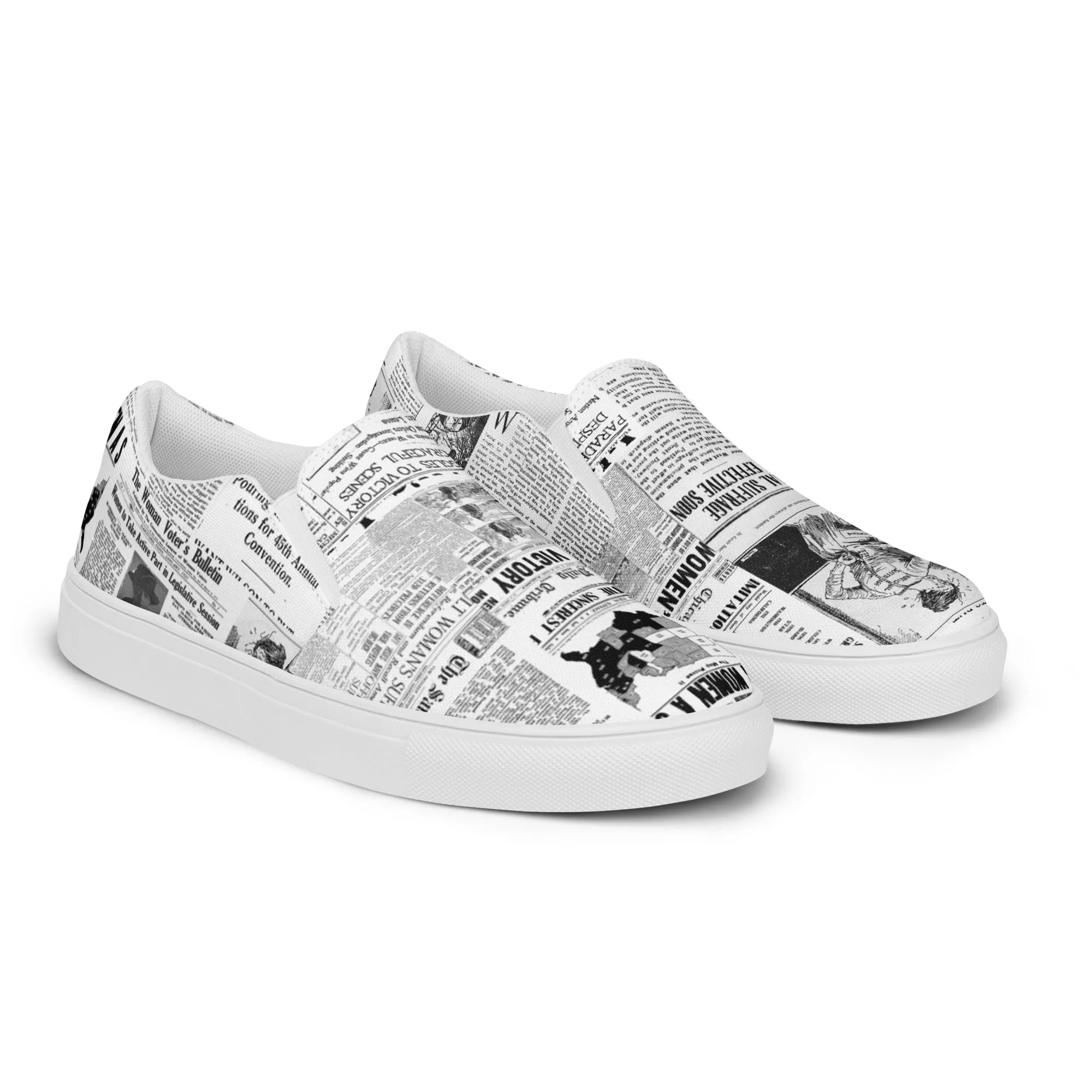 Women's Suffrage Women’s slip-on canvas shoes