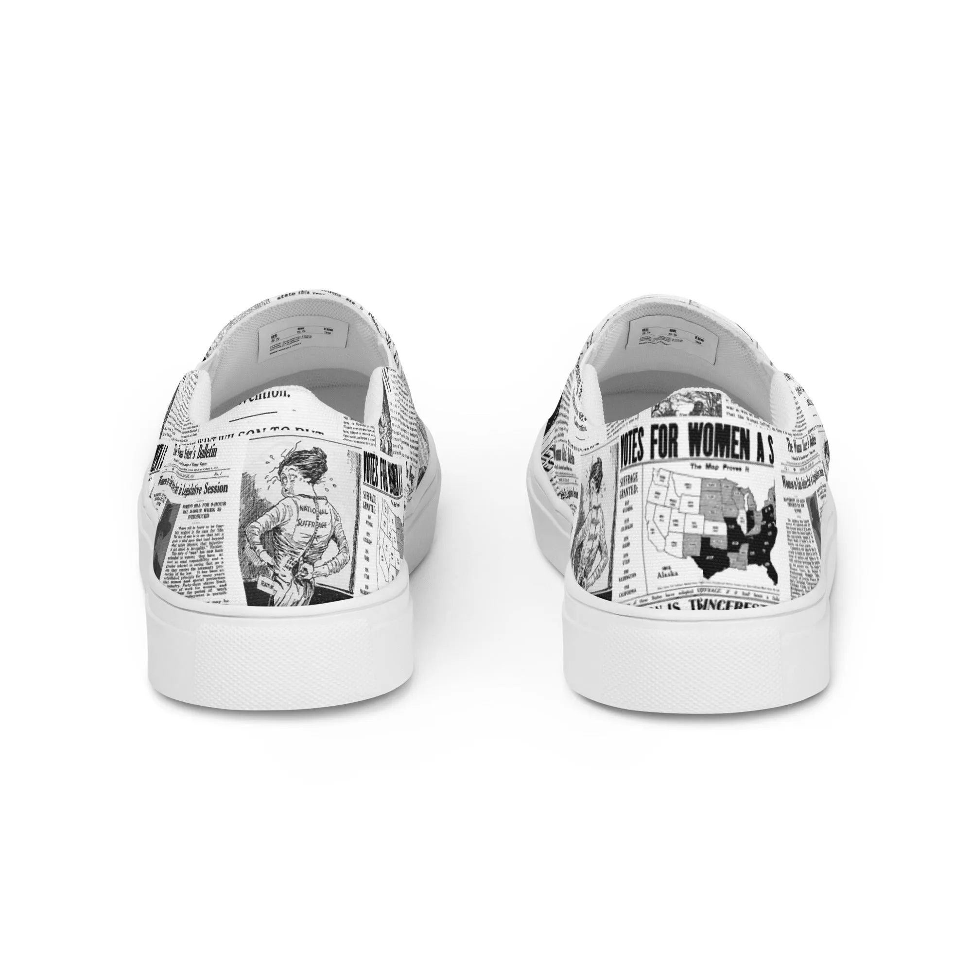 Women's Suffrage Women’s slip-on canvas shoes