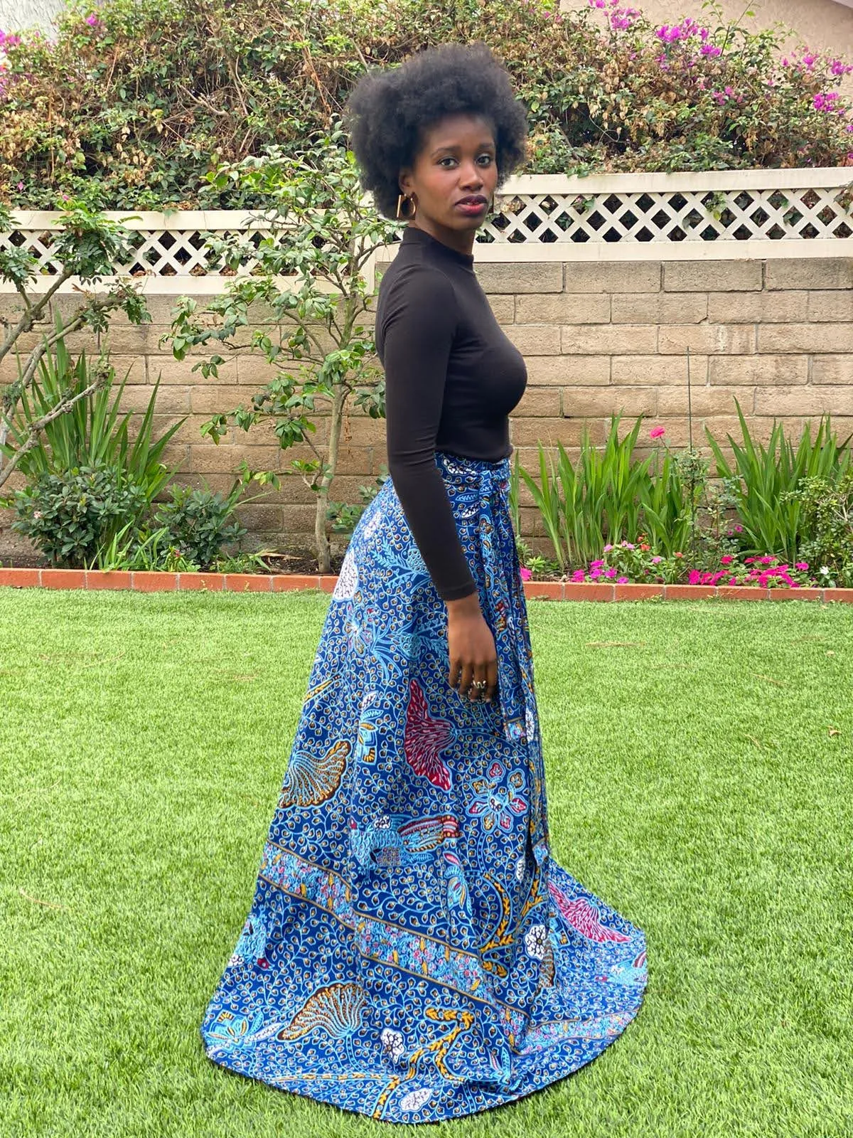 Wrap Skirt Full-Length "Oti"