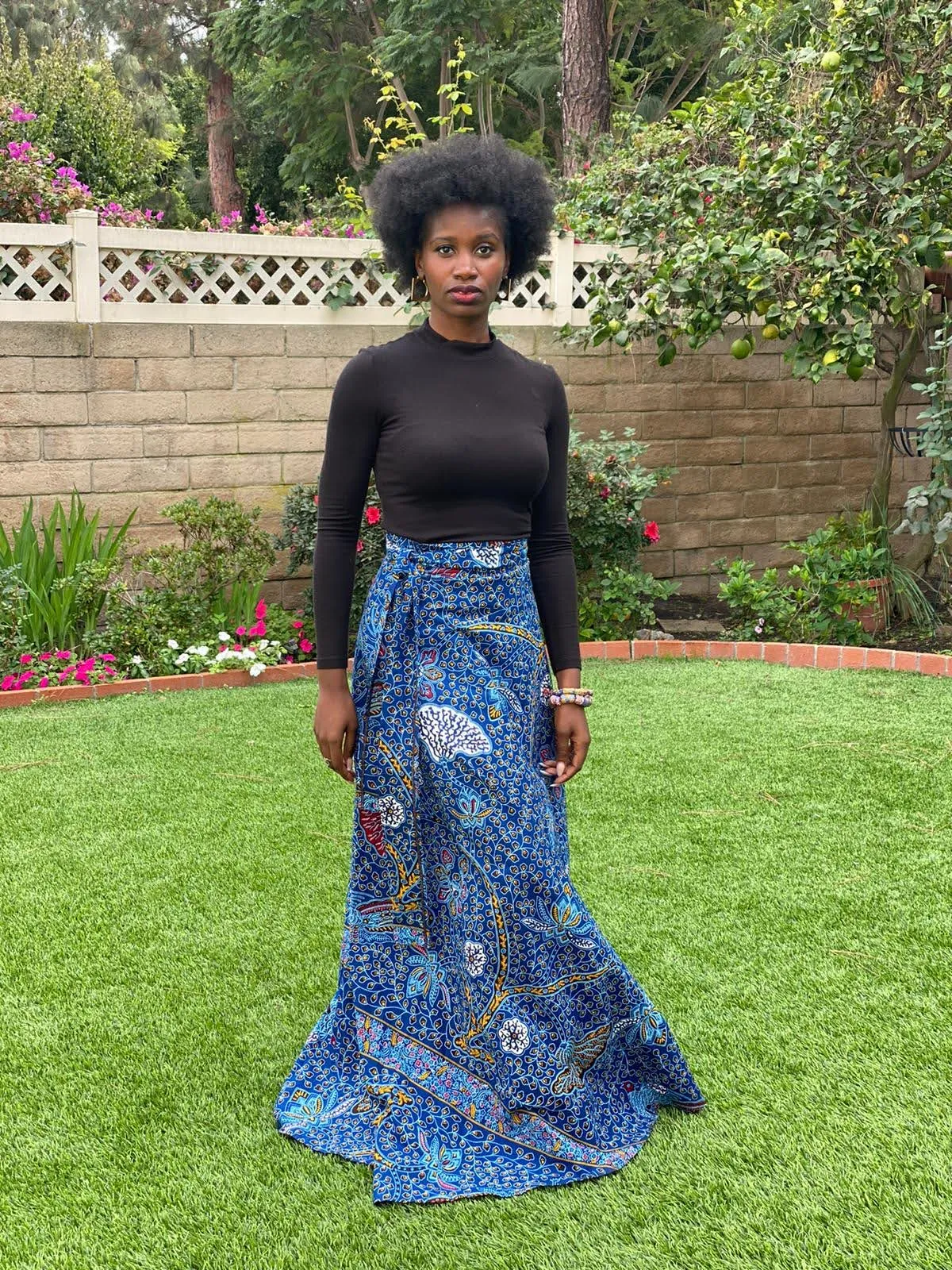 Wrap Skirt Full-Length "Oti"