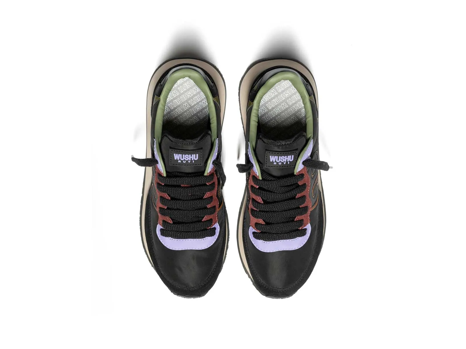 WUSHU M503 W Master Sport i sort og burgunder.