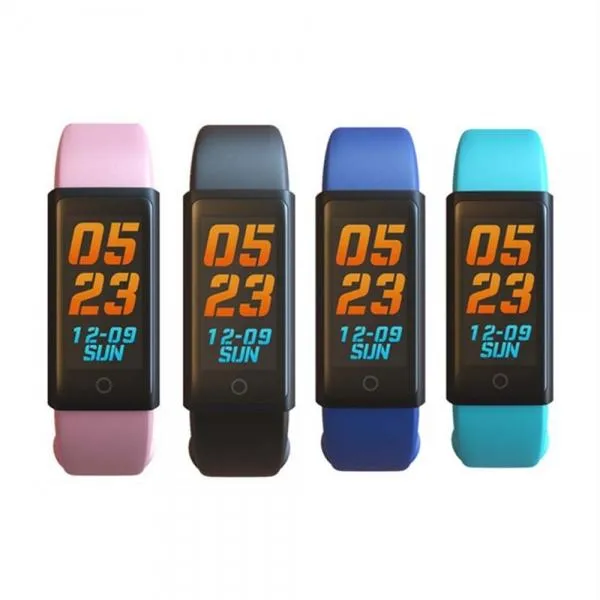 X6S Bluetooth Smart Bracelet Heart Rate Blood Pressure Monitor Wristband Black
