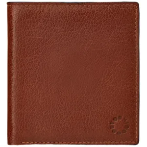 Yoshi Two Fold North South Brown Leather Wallet