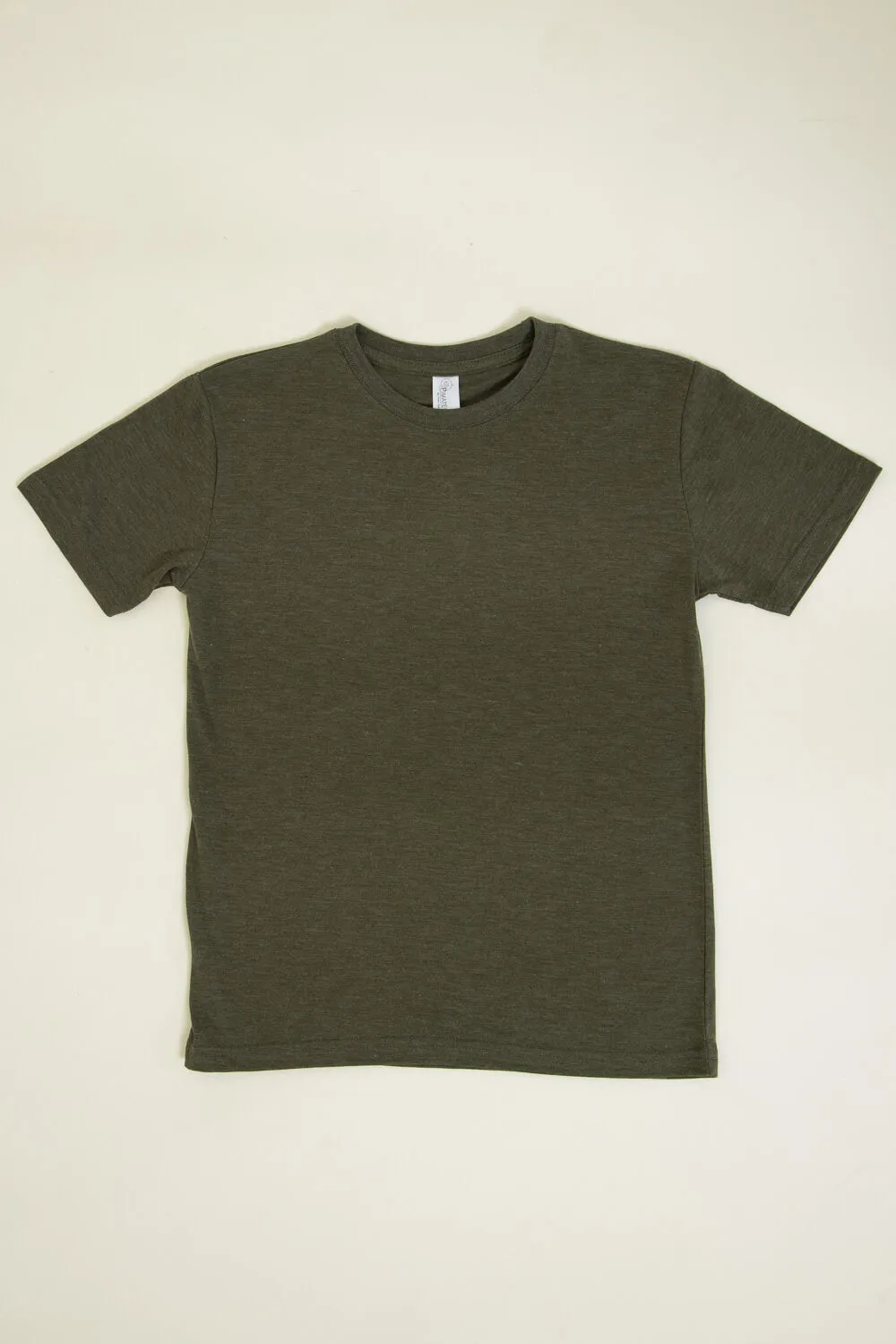 Youth Basic Crewneck T-Shirt for Boys in Green | 9003-GREEN