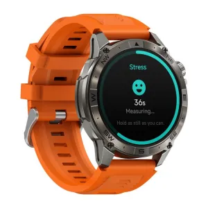 Zeblaze Stratos 2 Plus 1.43 inch Screen 3 ATM Health and Fitness GPS Smart Watch(Electric Orange)